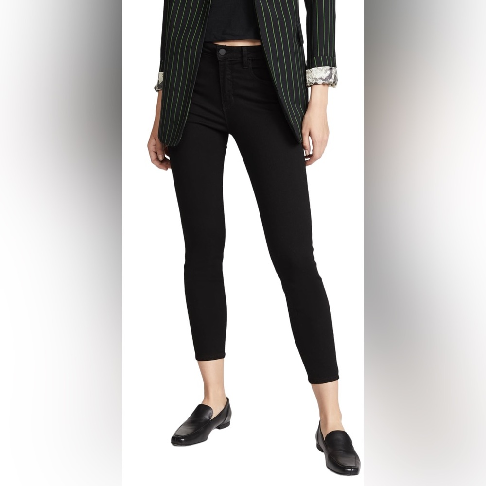 L’AGENCE Margot High Rise Skinny in Black Fog 24